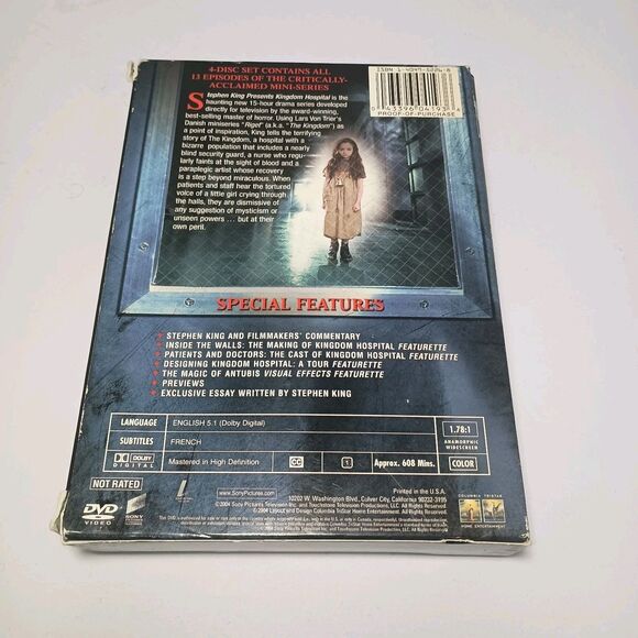 Kingdom Hospital - The Entire Series (DVD, 2004) Stephen King 4-Disc Set - Picture 2 of 16